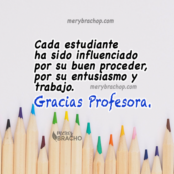 ➡ Palabras Lindas de Agradecimiento ? a una Maestra muy Querida | Entre  Poemas Cristianos, Frases, Vivencias y Cumpleaños