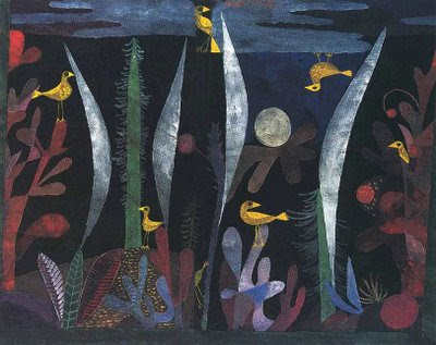 Paul Klee, Sarı Kuşlarla Manzara,1923