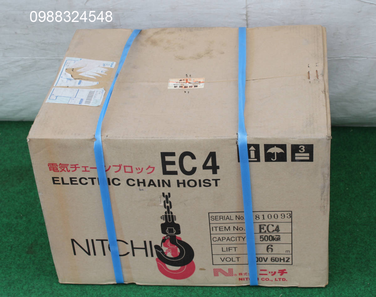 Pa lăng điện xích Nitchi EC40050 500kg