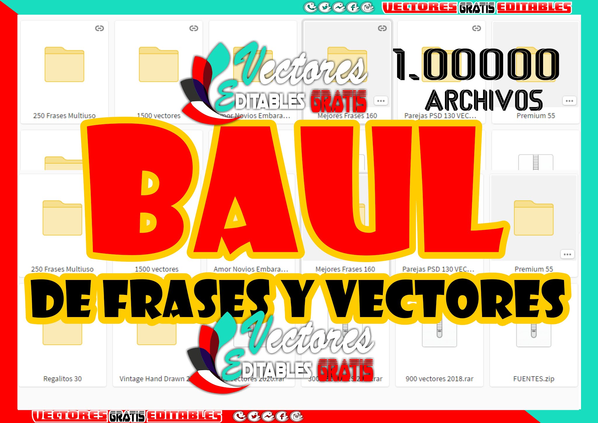BAUL DE DISEÑOS DE FRASES Y VECTORES EDITABLES BAUL DE DISEÑOS DE FRASES Y VECTORES EDITABLES
