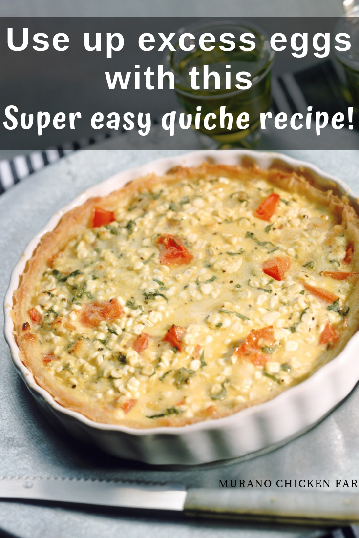 Use up those eggs: Make a super easy quiche - Murano ...