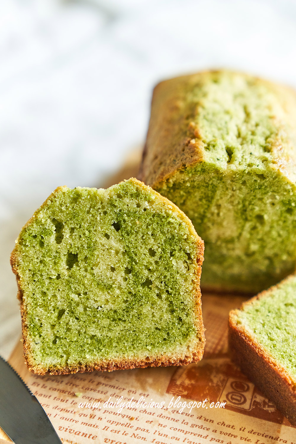 dailydelicious Green tea White chocolate cake