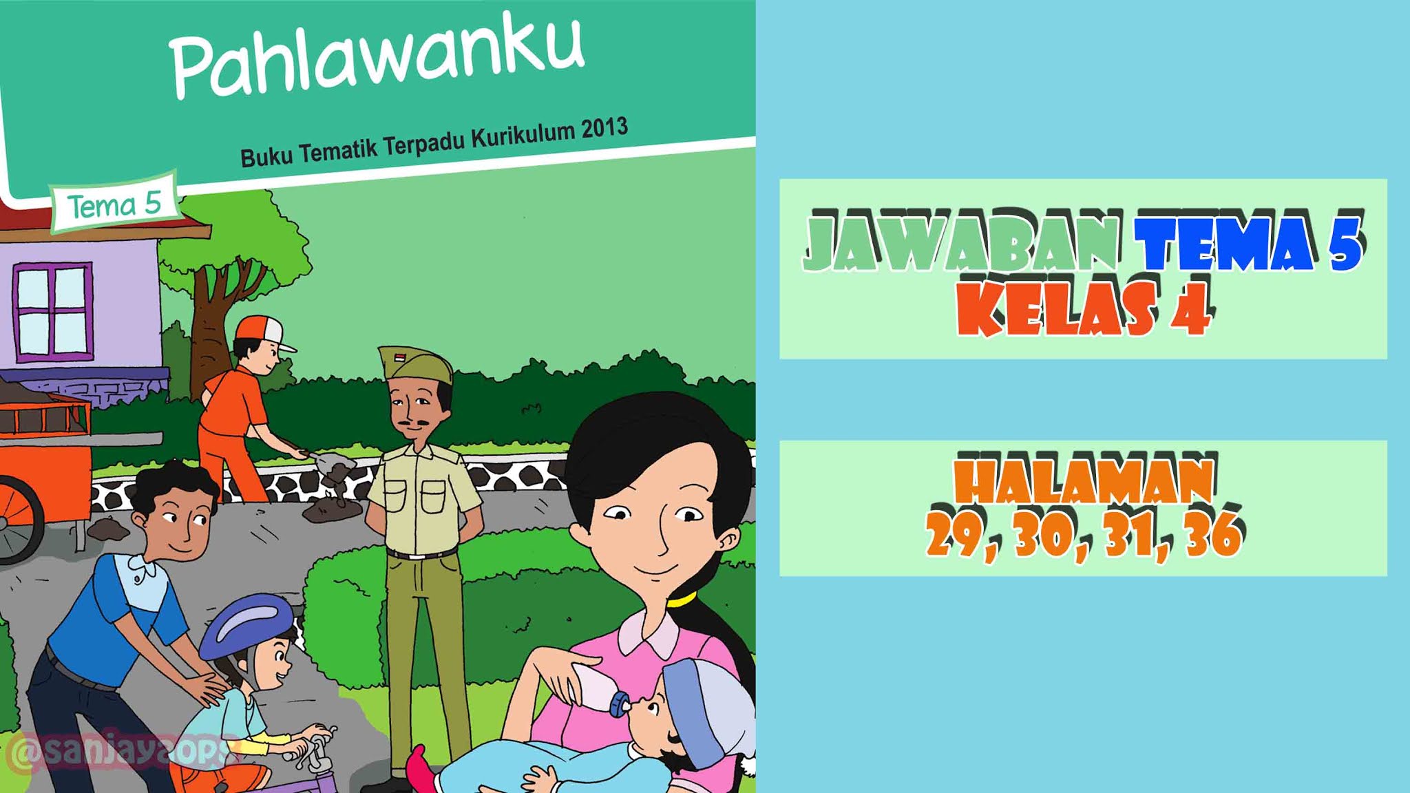 Kunci Jawaban Buku Siswa Tema 5 Kelas 4 Halaman 29, 30, 31