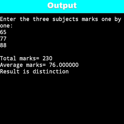 CodeForHunger - Learn Coding Easily: C program to accept students marks ...