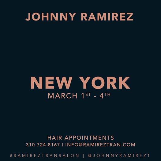 NYC, celebrity colorist- johnny ramirez, Johnny Ramirez, Ramirez Tran Salon, 