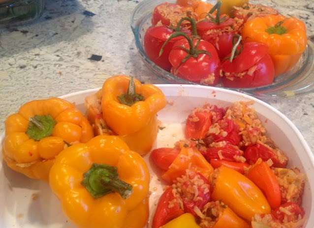 gluten free stuffed peppers at www.realfoodblogger.com