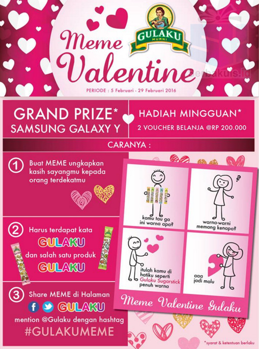 Kontes Meme Valentine Gulaku Berhadiah Samsung Galaxy Y Kontes Meme Valentine Gulaku Berhadiah Samsung Galaxy Y