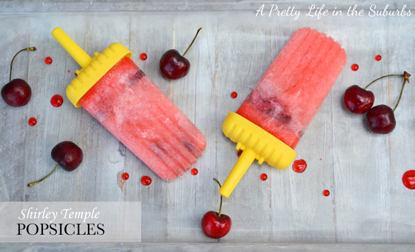 Shirley Temple Popsicles