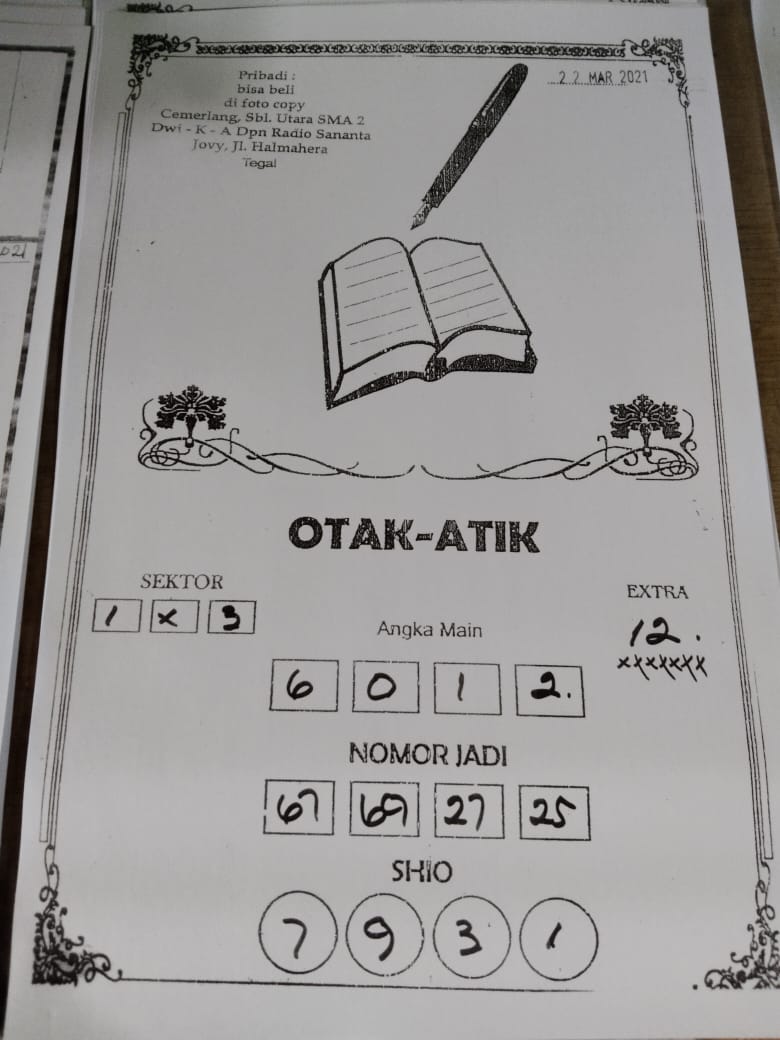 Kode syair hongkong 22 Maret 2021 FORUM SYAIR TOGEL