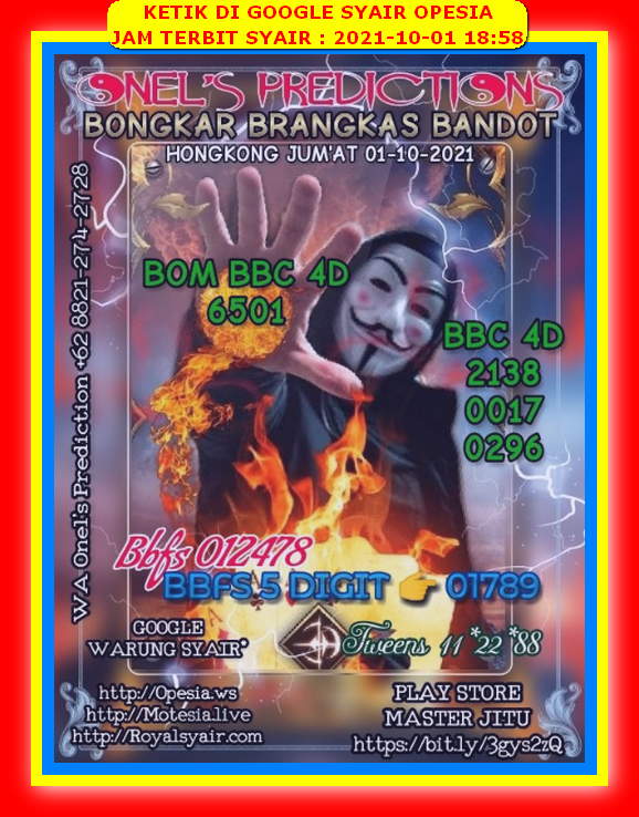 Syair Harian Hk 1 Oktober 2021 Kode Syair Sgp Hk Sd Motesia