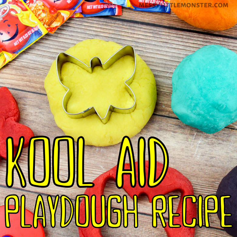 Kool Aid Playdough Recipe Messy Little Monster