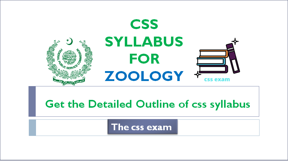 CSS SYLLABUS FOR ZOOLOGY