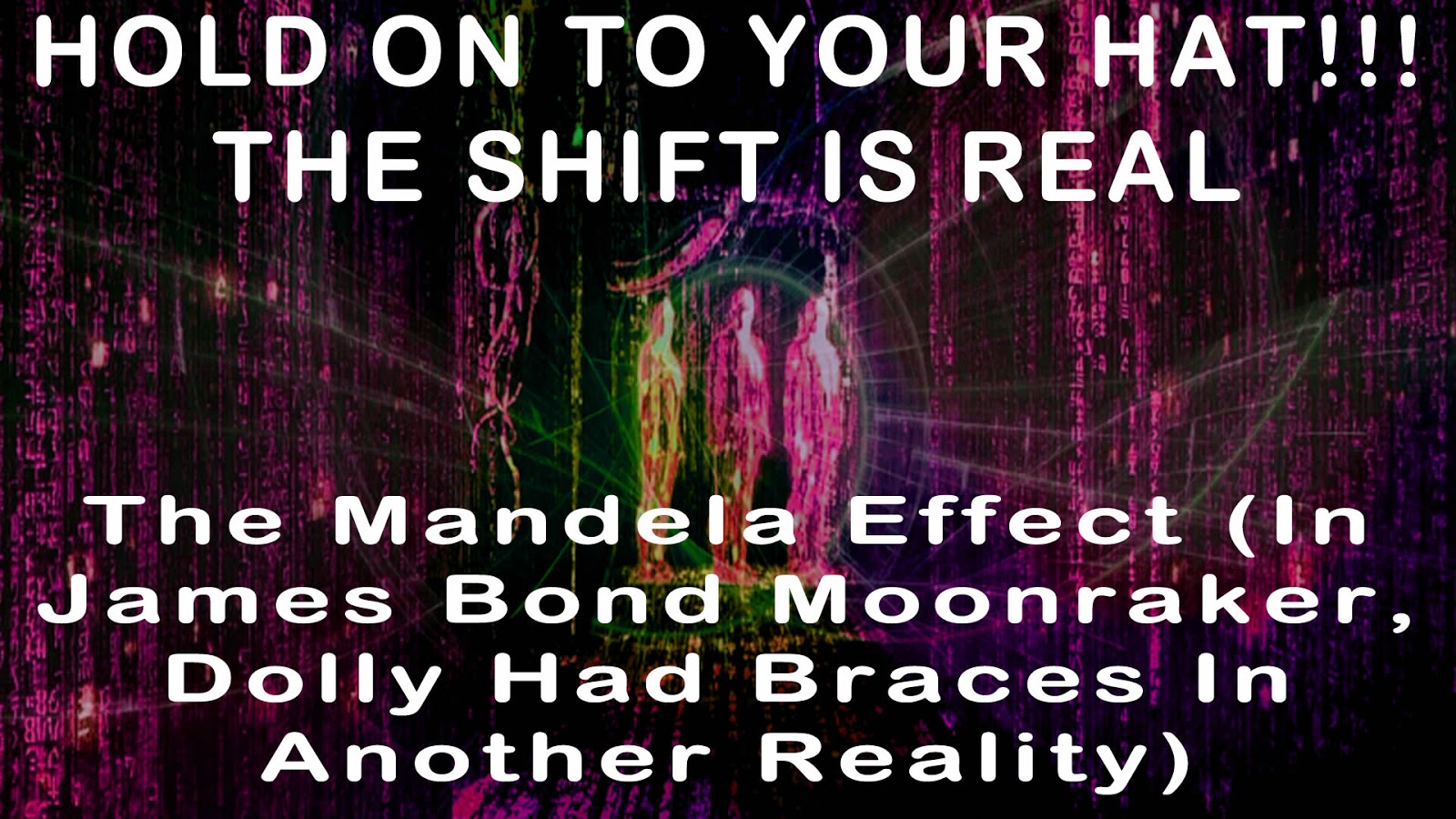 I AM Buddy, The BUDDHA From Mississippi ™ Mandela Effect In James Bond