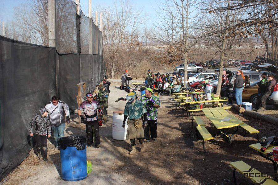Paintball in a cave? Yes, please!