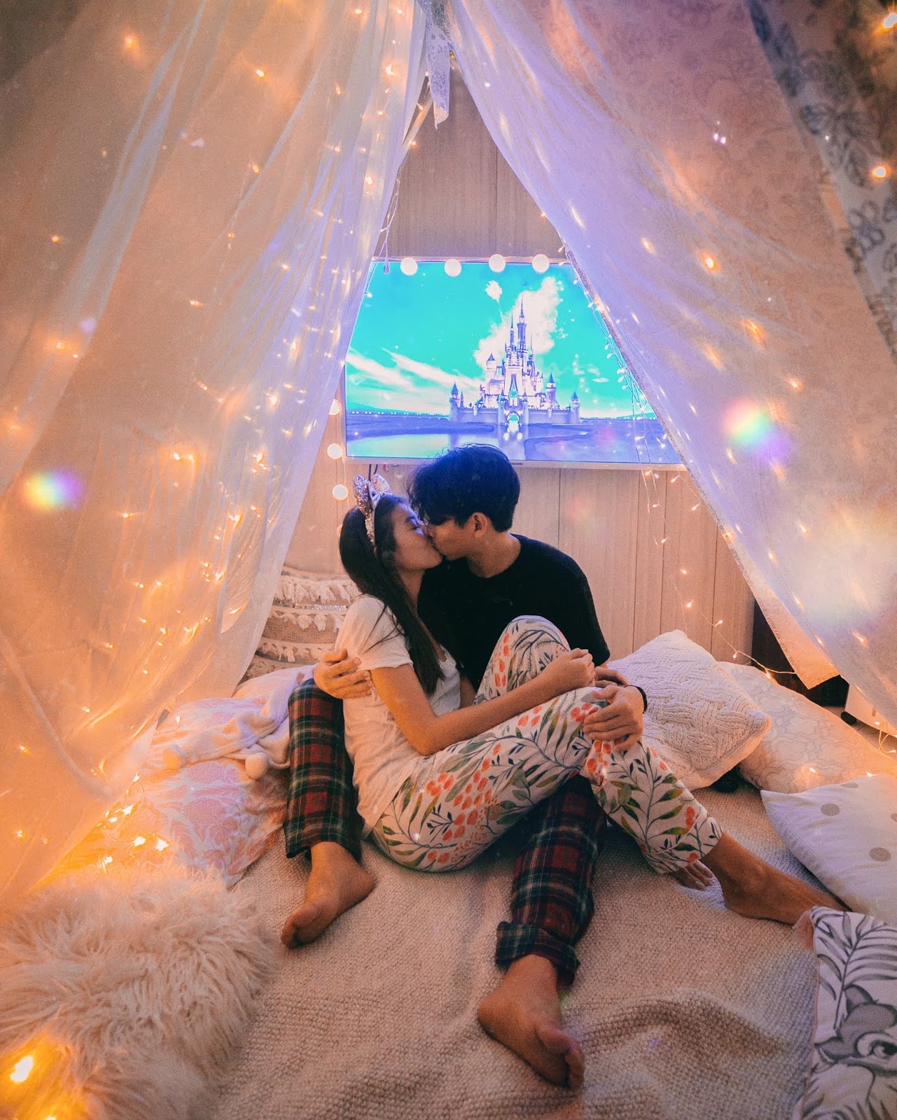 Romantic Blanket Forts