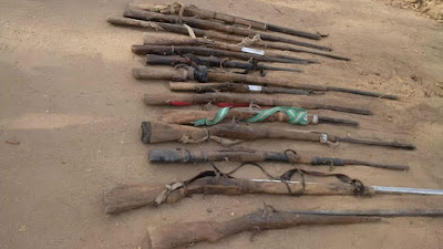 Photos: Troops discover pit where Boko Haram dumps bodies of their victims to decompose
