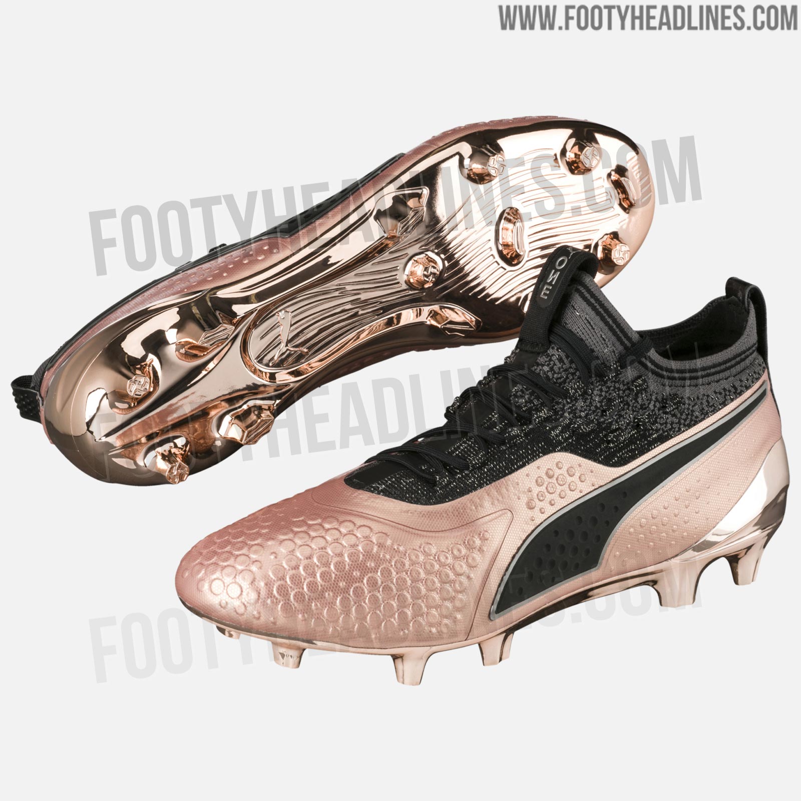 Rose Gold Puma One 'Road to Glory Pack' Boots Revealed - Footy Headlines