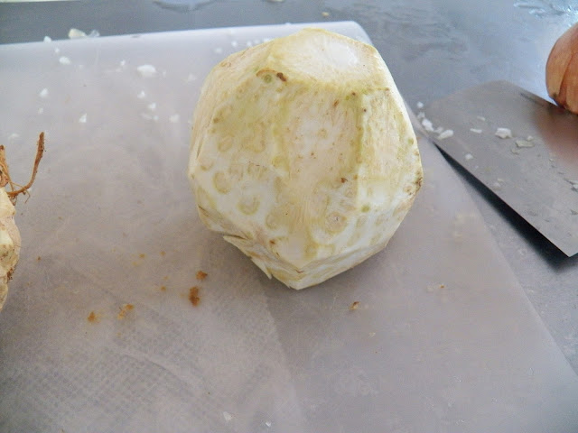 Peeled Celery Root