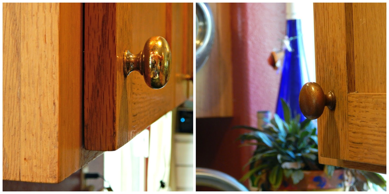 Melissa Kaylene Easy Kitchen Update How to Paint Knobs