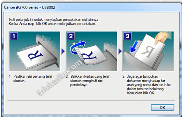 Cara Ngeprint Bolak Balik untuk membuat booklet