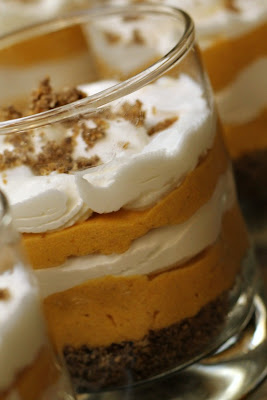 pumpkin cheesecake trifle - at www.turtlesandtails.blogspot.com