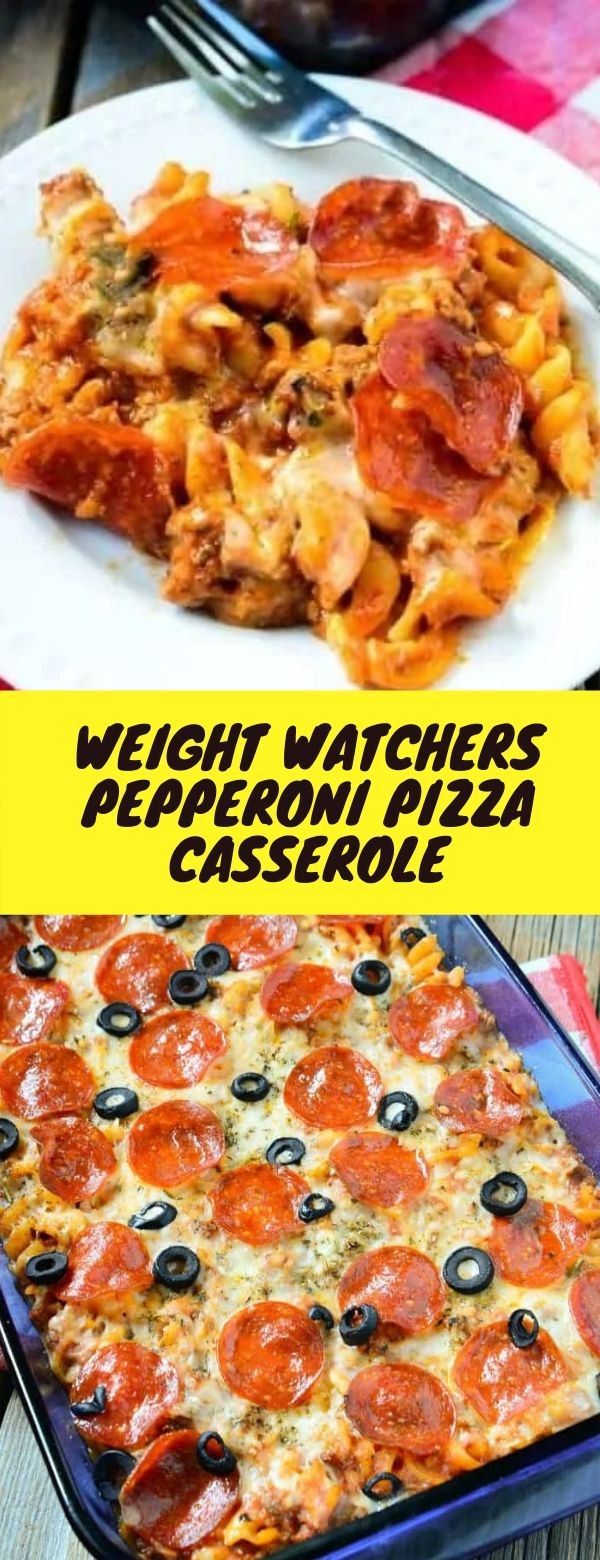Weight Watchers Pepperoni Pizza Casserole Let's Cooking