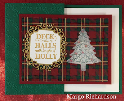 Stampin' Up!, Wrapped in Plaid, Christmas Gleaming, Margo Richardson, www.stampingwithsusan.com, 2019 Holiday Catalog,