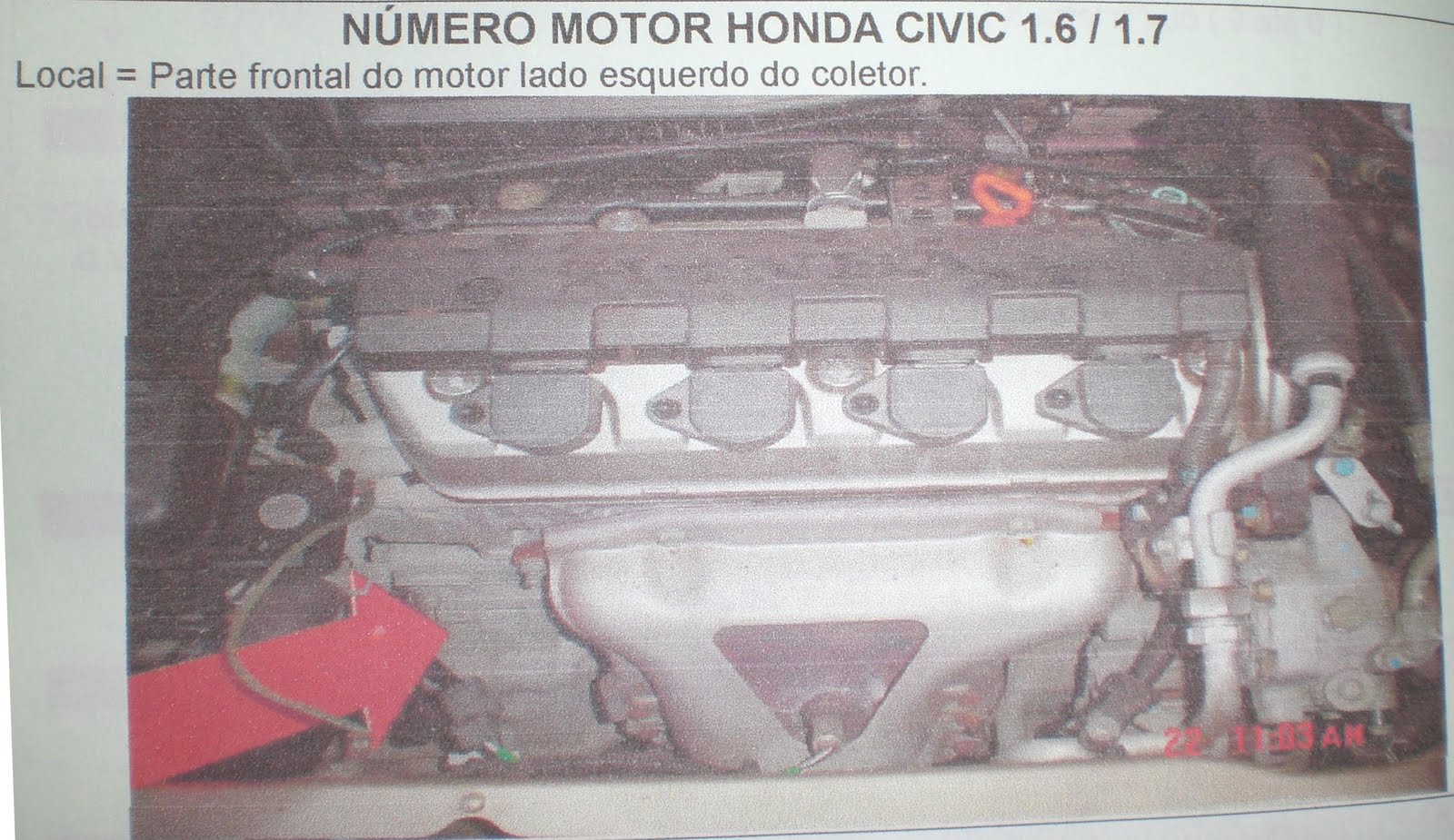 NUMERAÇÕES DE MOTORES AUTOMOTIVOS