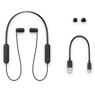 merk earphone terbaik Sony Wireless In-ear Headphones WI-C200