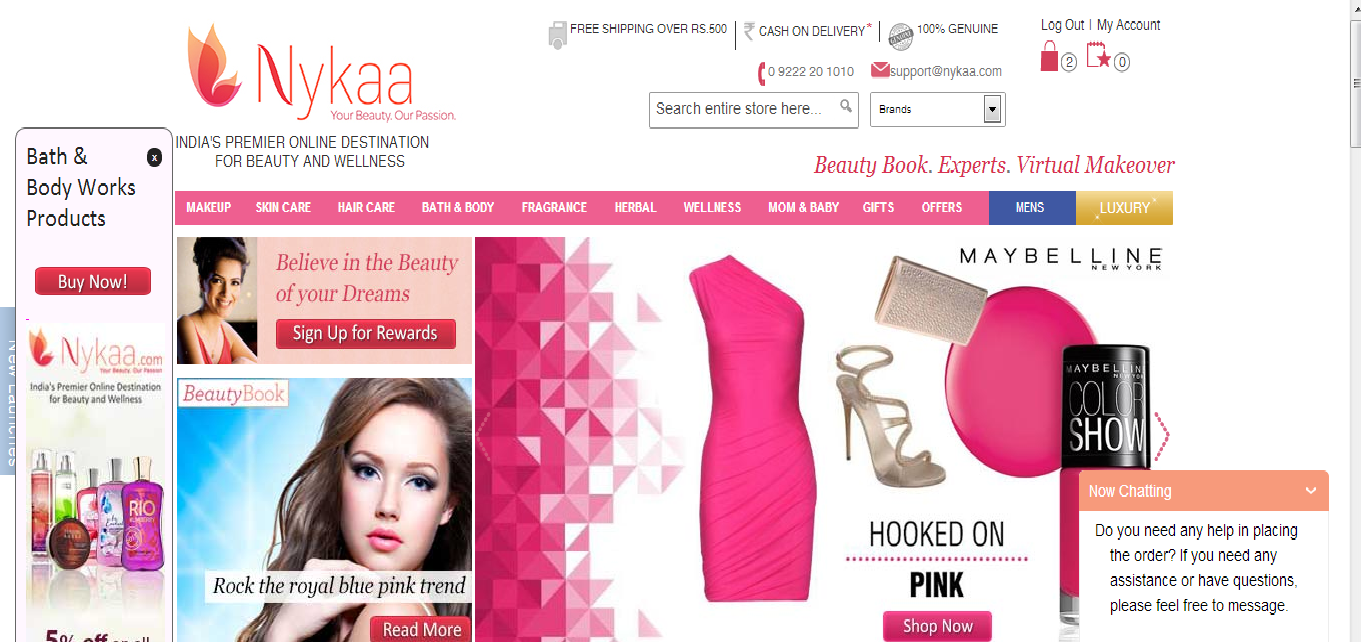 Online Shopping Experience โ Review of www.nykaa.com - Crazy Beauty Land