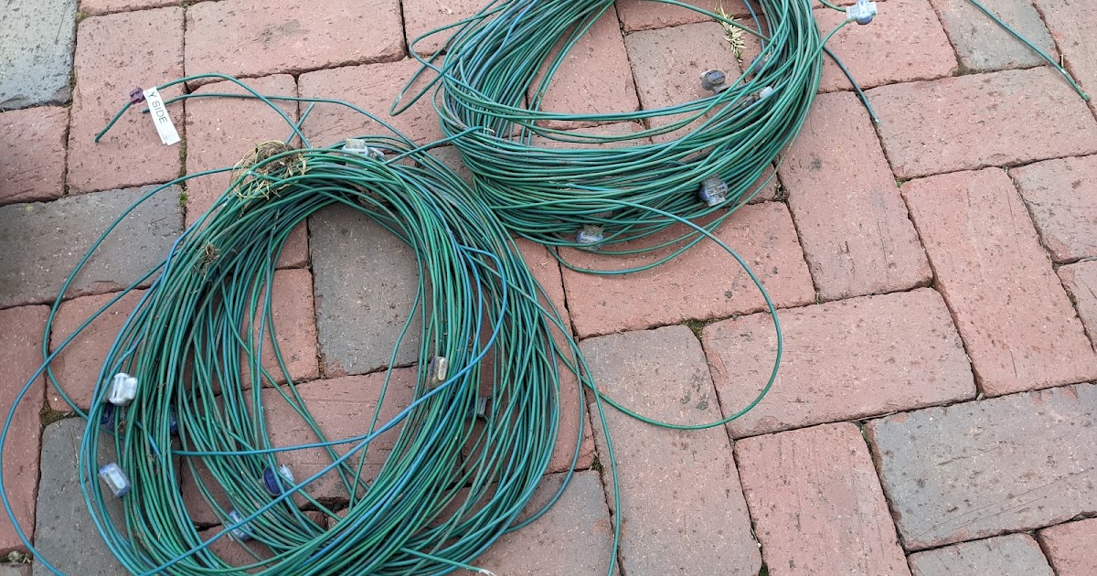 New Backyard Beds Step 1 Automower Wire Removed