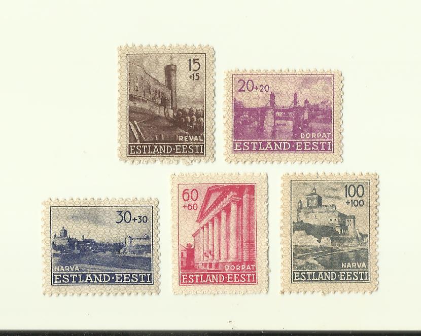 mizan matawang dan setem Old And New Stamps Of Estonia ( Europe )