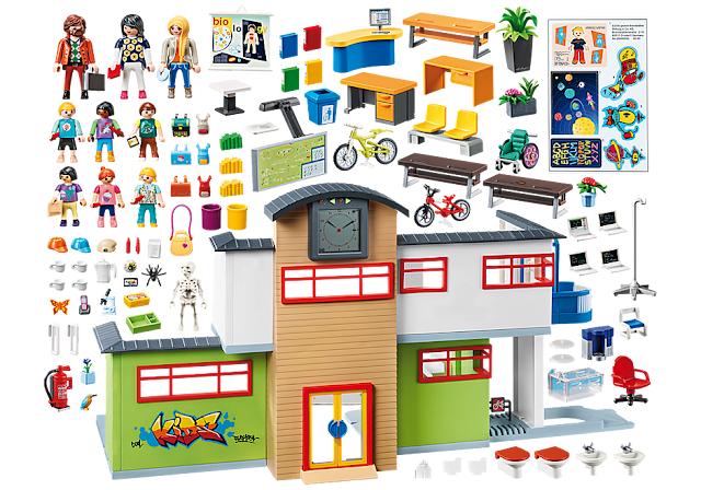 The Playmobil City Life Furnished School