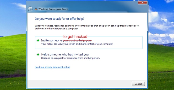 Image result for Windows Remote Assistance Exploit Lets Hackers Steal Sensitive Files