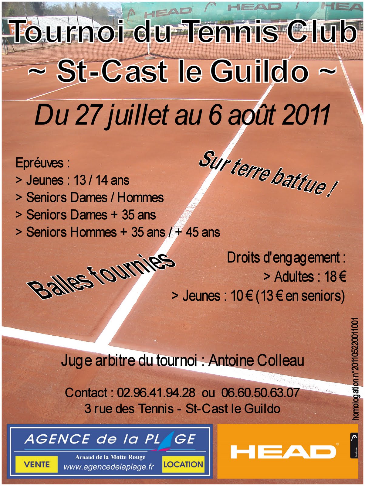 Tennis Club de SaintCast le Guildo Tournoi estival