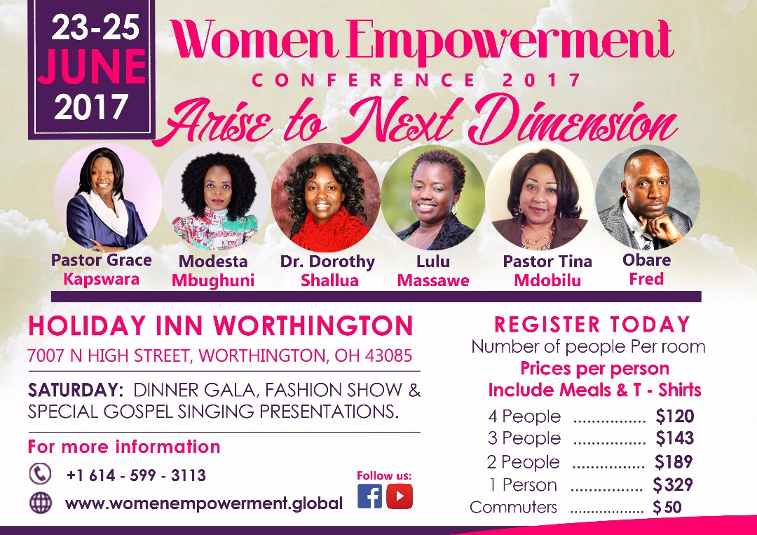 VIJIMAMBO WOMEN EMPOWERMENT CONFERENCE HOLIDAY INN WORTHINGTON, OHIO