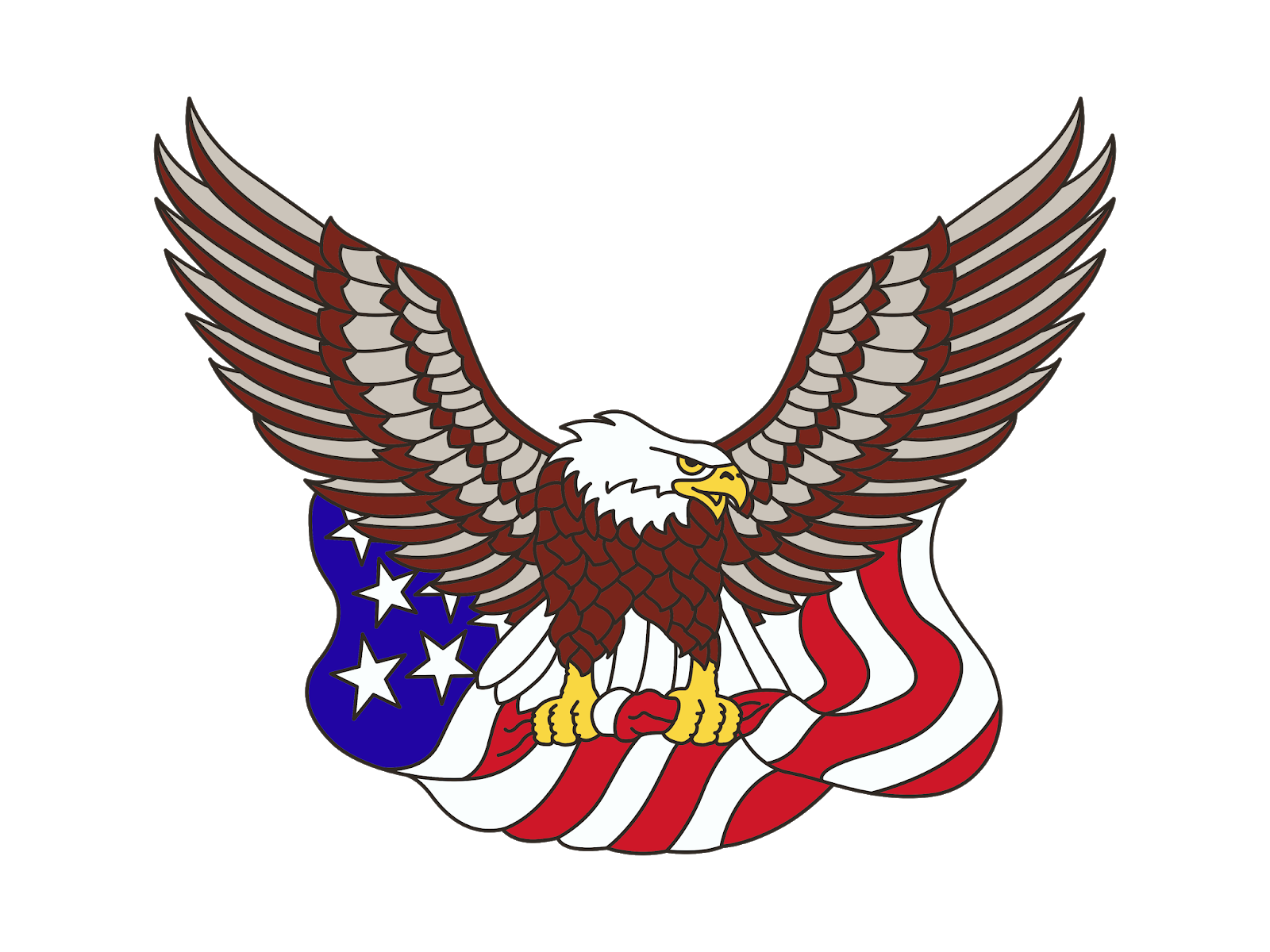 Logo Eagle US Vector Cdr & Png HD | GUDRIL LOGO | Tempat-nya Download