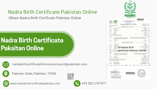 Nadra Birth Certificate Pakistan Online