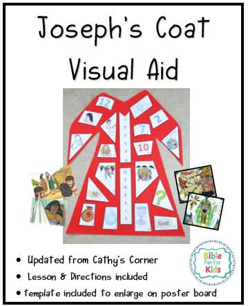 Joseph's Coat Visual Aid | Bible Fun For Kids