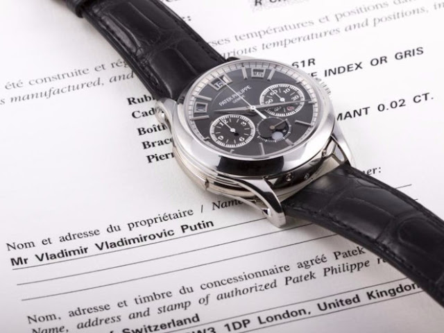 Chiếc đồng hồ trị giá 1 triệu USD của tổng thống Putin sẽ được đem ra đấu giá