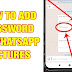 How To Add Password to Whatsap Sending Pictures