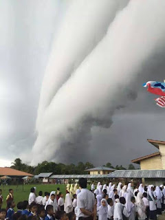 Fenomena Shelf Cloud - Awan ombak besar melanda Sabah 2 Fenomena Shelf Cloud - Awan ombak besar melanda Sabah 2