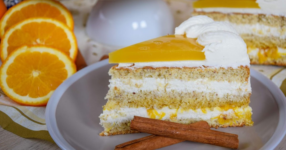 kiras_bakery: Orangen Torte/ Winterliche Orangen Torte mit Zimtcreme