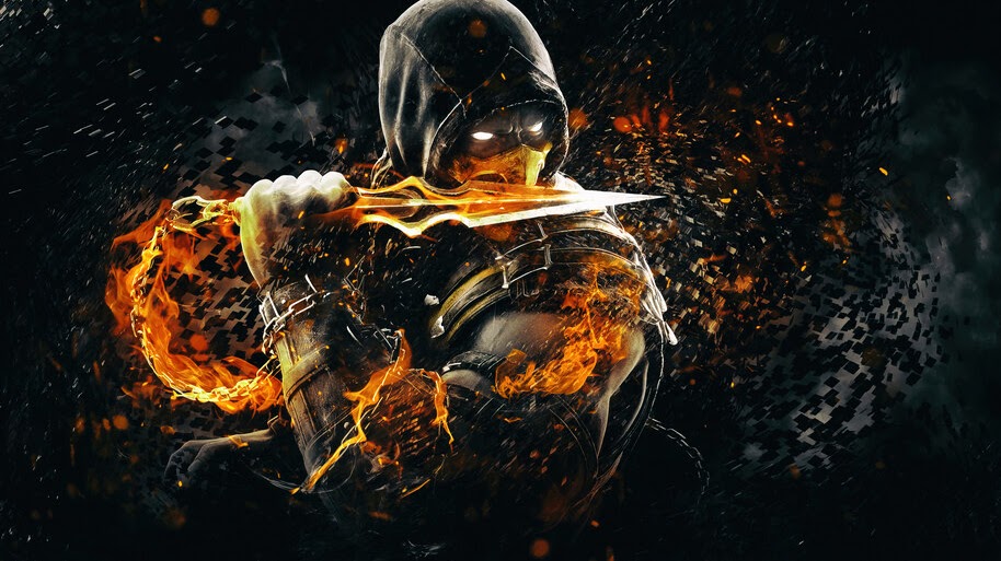 Scorpion Mortal Kombat X 4K #5140a Wallpaper