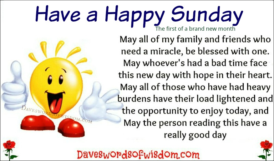 First Sunday Of The Month