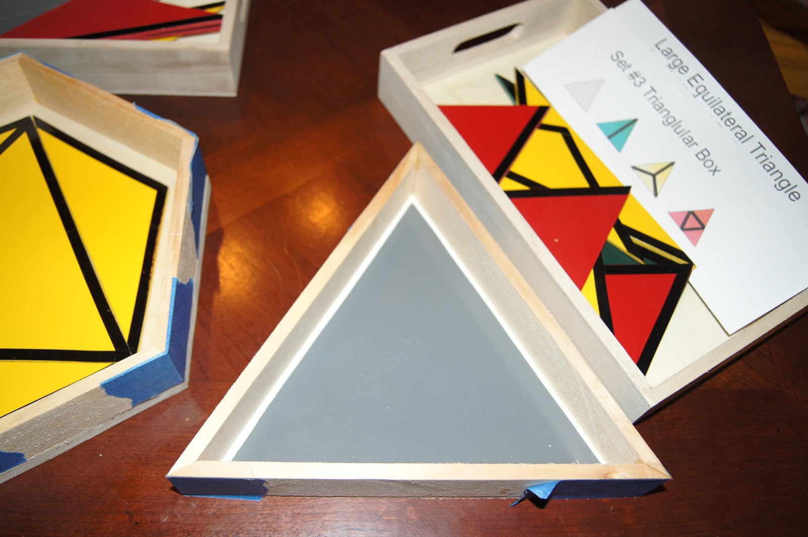 Make Your Own Montessori Constructive Triangles "Making Montessori Ours"