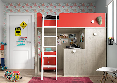 LITERAS PARA EL DORMITORIO DE LOS NIÑOS JUVENILES E INFANTILES