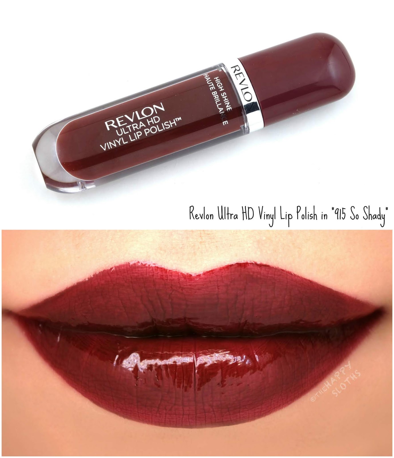 Revlon | Ultra HD Vinyl Lip Polish in "915 So Shady": Review and Swatches
