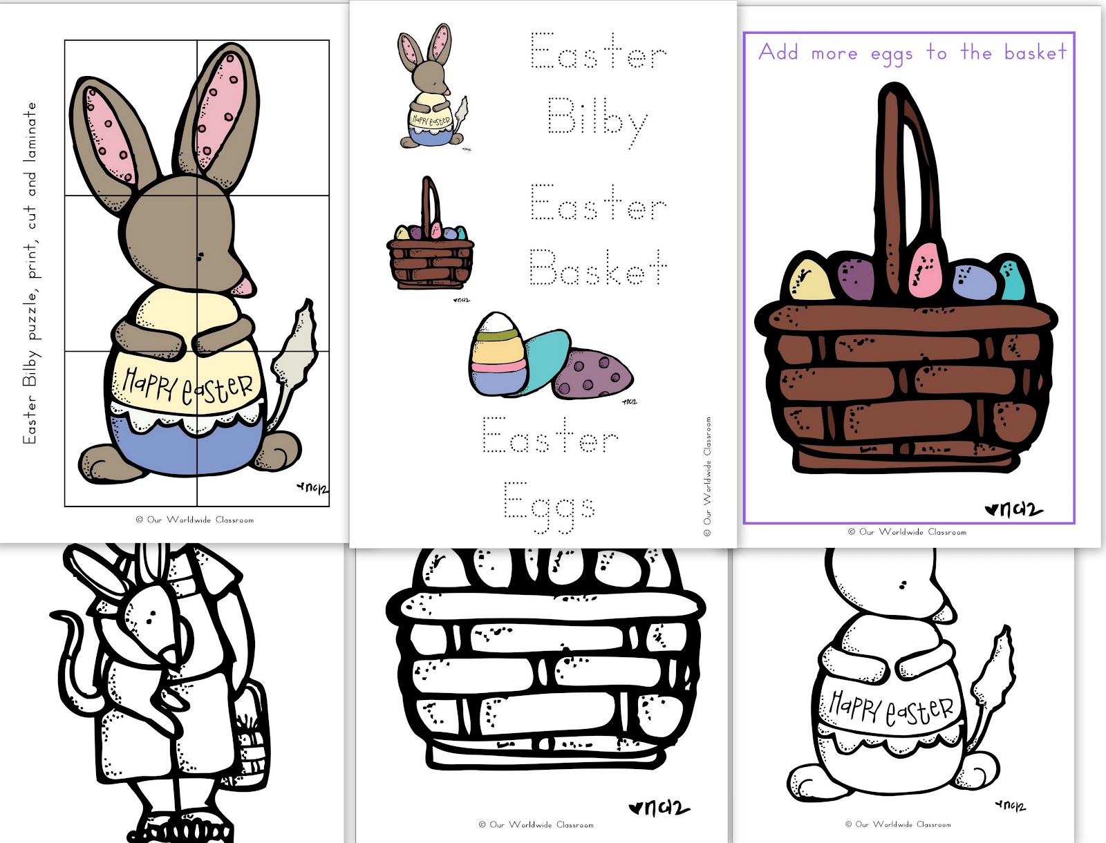 easter bilby coloring pages - photo #16
