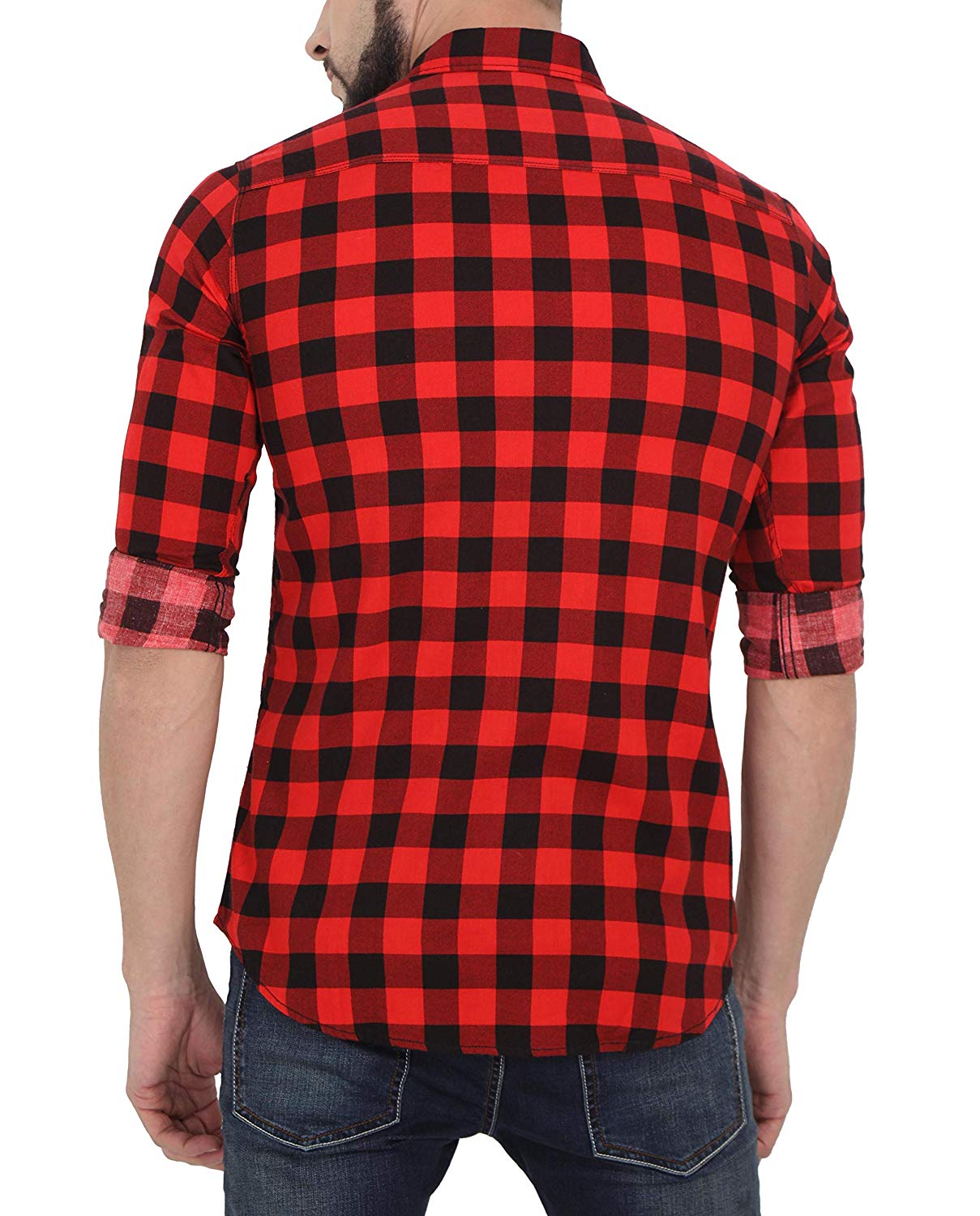 Men's Red Casual Shirt By Classy Moments